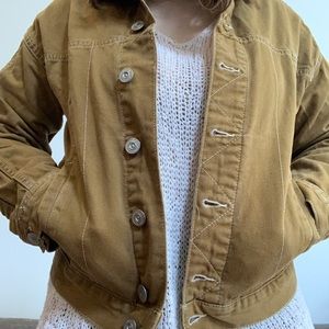Cropped Tan Jacket